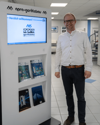 Benjamin Eilenberger ist Betriebsleiter bei apra-gerätebau in Chemnitz